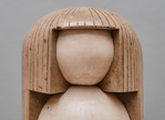 shop scultura bambola kokeshi travertino